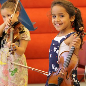 uitvoering bij de muziekschool